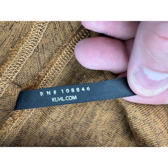 Kuhl Sweater Marled Cowl Neck Large  Pullover Long Sleeve Pocket Sweatshirt - Picture 12 of 16